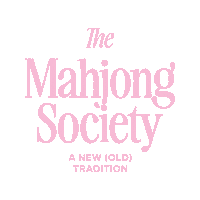 themahjsociety game night mahjong mahj the mahjong line Sticker