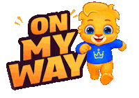 Lets Go Running Sticker by Lucas and Friends by RV AppStudios