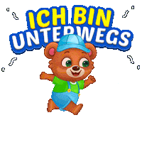 Lets Go Running Sticker by Lucas and Friends by RV AppStudios