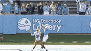 Tar Heels Catch GIF by Carolina Football
