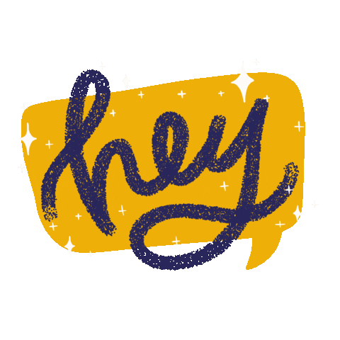 Sparkle Hello Sticker
