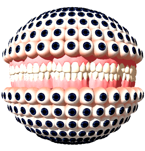 3D Eye Sticker by badblueprints