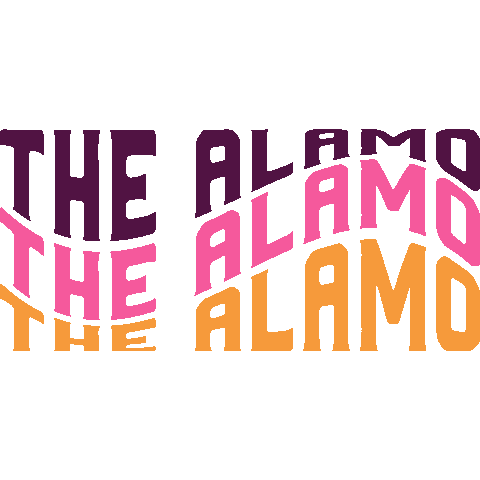Texas Sticker by The Alamo