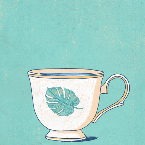 tea splash GIF by Dan Blaushild