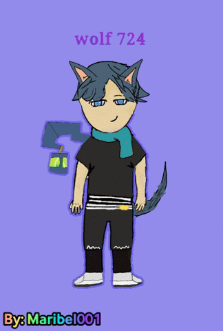 Miruaico giphygifmaker drawing wolf giphycreatortest GIF