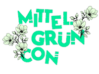 Flower Typography Sticker