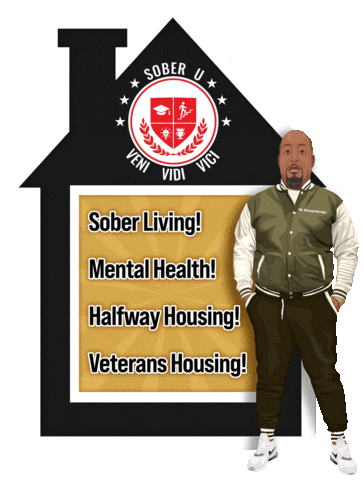 TheSoberUniversity housing non profit organization mr group homes mrgrouphomes Sticker