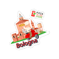 pizzavillage pizza cocacola milano napoli Sticker