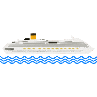 Travel Boat Sticker