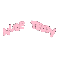 Nude Teddy Sticker by Cloud Cosmetics