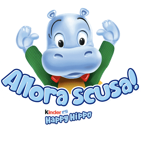 Happy Hippo GIF by Kinder Official