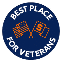 Stars Flag Sticker by Syracuse University