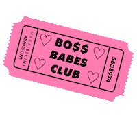 Pink Club Sticker by Makai