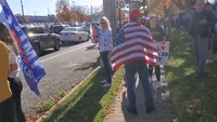 Trump Supporters Rally in Long Island for 'Stop The Steal' Protest