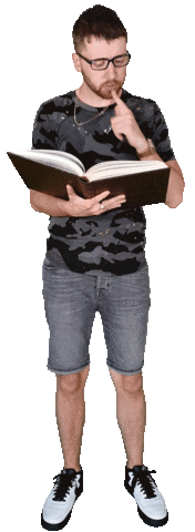 Book Read Sticker by El Patronick