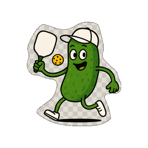 Pickleball Pickle Sticker
