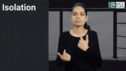 Sign Language Isolation GIF by ISL Connect