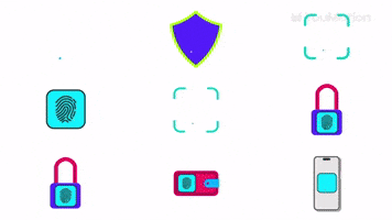 Fingerprint Id Icons Set