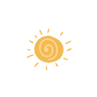 Sun Doodle Sticker