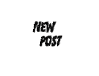 New Post Sticker