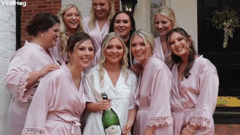 Champagne Bottle Pops Itself Into Friends Face GIF by ViralHog