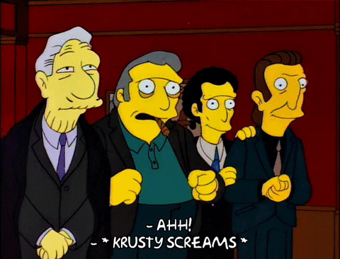 homer simpson krusty the klown GIF