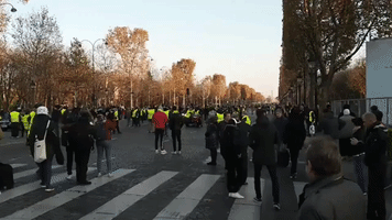 'Yellow Vest' Protests Continue in Paris for Second Day