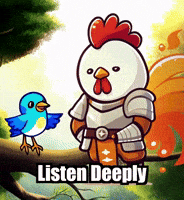 Wisdom Listening GIF by Zorooster