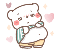 Happy Bear Sticker