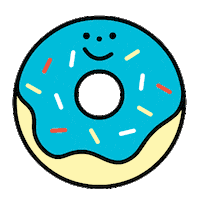 Donuts Eating Sticker by Portland International Airport