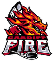 Fire Hockey Sticker by Cardiff Fire