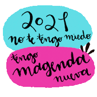 Magentagu feliz 2021 nuevo 21 Sticker