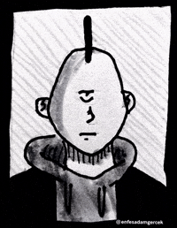 One Eye Hair GIF