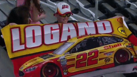 happy joey logano GIF by NASCAR