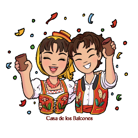 Islas Canarias Cheers Sticker by La Casa de Los Balcones