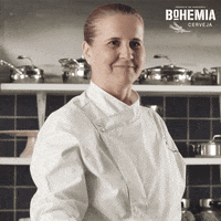 CervejaBohemia cheers chef toast cerveja GIF