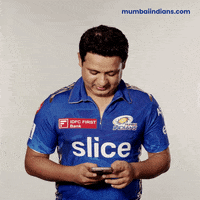 Piyush Chawla Phone GIF by Mumbai Indians