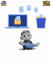 Delete Clean Up GIF by Zhot Music