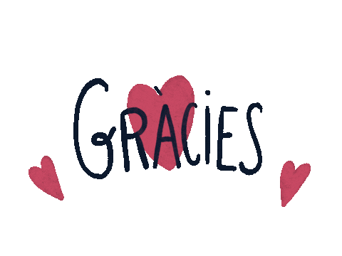 Gracias Thank You Sticker by Albertarrayas