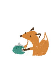 Fox Money Sticker by Reiko Chen