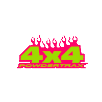 FlameTec 4x4 powder flametec powdertrax Sticker