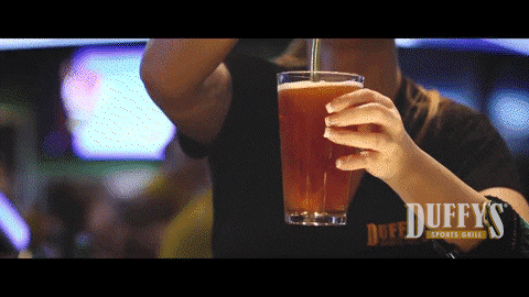 DuffysSportsGrill giphyupload drink beer drinking GIF