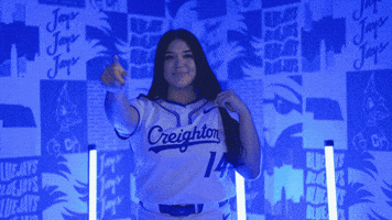 Creighton Bluejays Softball GIF by Creighton University Athletics