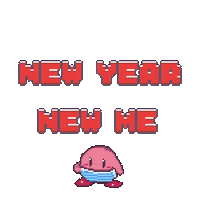 New Years Pink Sticker by Flossquiat