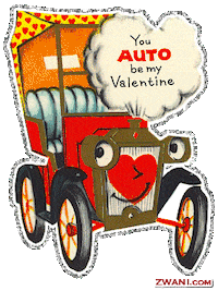 Valentines Day Vintage Sticker