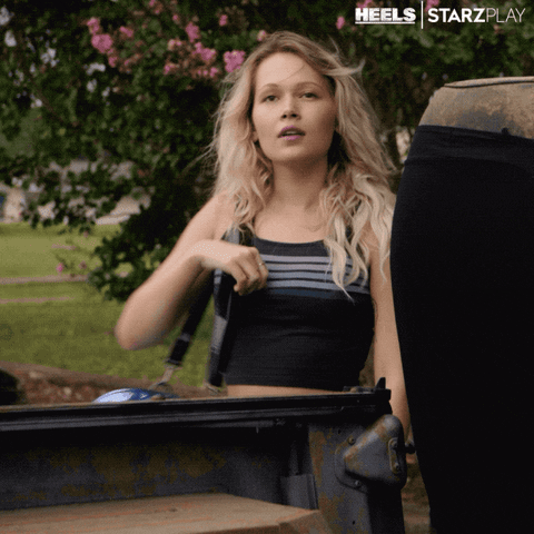STARZPLAYES happy wrestling crystal heels GIF