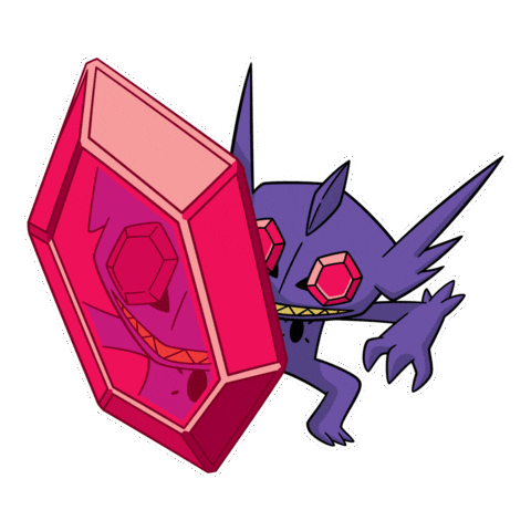 Mega Evolution Hiding Sticker by Pokémon