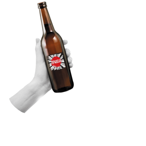 pravdabeer beer craft beer beer bottle pravda Sticker