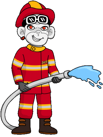 Fire Department Hero Sticker by Zhot