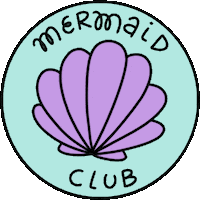 Gravitando summer beach vacation mermaid Sticker